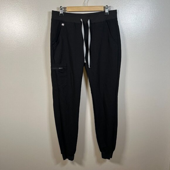 FIGS Pants - Figs Zamora Jogger Pants Womens Size Medium Tall Black Cargo Nurse Healthcare